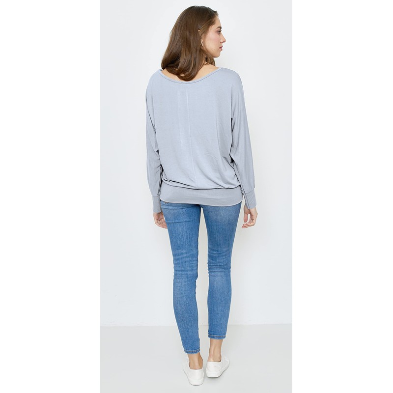 Van Der Rich ® - Oversize T-shirt with bat sleeves