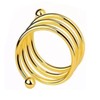 12pcs Napkin Ring Spiral Washable Decorative Metal Napkin Holder Ring