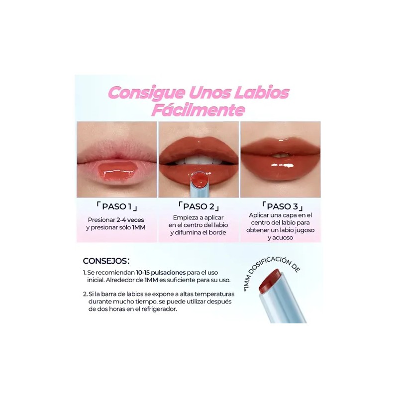 Sace Lady Labial Brillo De Prensa Lápiz Gloss Maquillaje