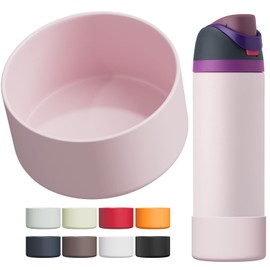 Affute Silicone Boot for Owala Water Bottle 40 oz, Anti-Slip Protective Sleeve for FreeSip/Twist/Flip Water Bottles, BPA Free, Bottom Bumper Cover Protects Water Bottles from Scratches(Dreamy Field)