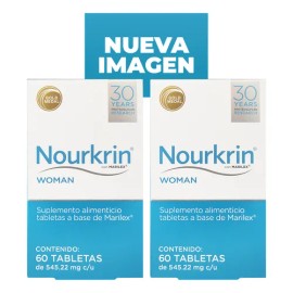 Pack 2 Nourkrin Woman Tratamiento Anticada Mujer 60tabs                                                                                               