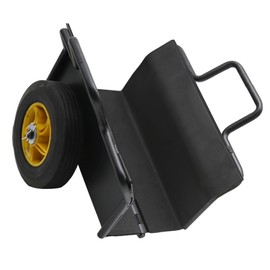 Heavy Duty Panel Dolly Slab Dolly with Two Nice Handles Black, 10" Flat-Free Tires 600 LBS Max Load Capacity All-Terrain Moving for Heavy Drywall Sheet and Door Material