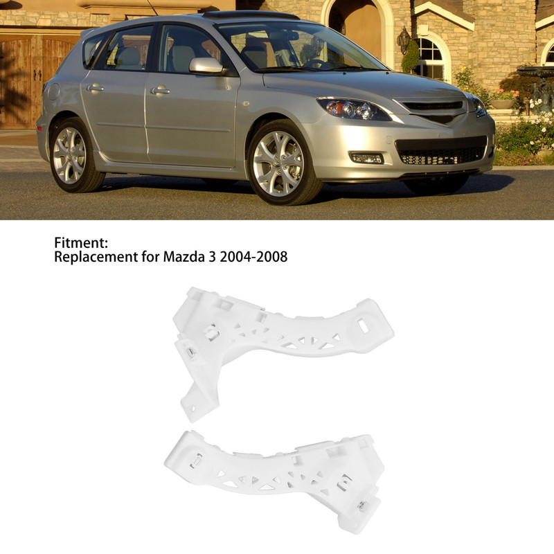 1 Pair Front Bumper Support Brackets BN8V500T1C Left Right Bumper