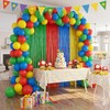 Party Foil Fringe Curtains 2 Pack Metallic Tinsel Backdrop for