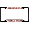 NCAA Black License Plate Frame (Texas TECH RED Raiders)