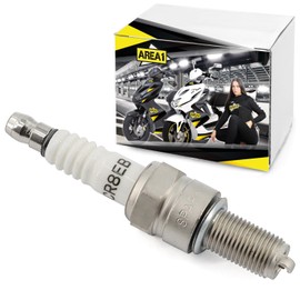Area1 Scooter Spark Plug 1x Type CR8EB (Protected) Suitable for Piag Beverly 125 250 300IR Tourer Sport, Carnaby 125 200 250 300 Cruiser, Liberty 50 (4T) RST 125, MP3 125 250i.e. 300 LT, X7 250