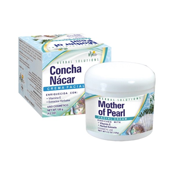Herbal Solutions Health Concha nácar crema facial 120g