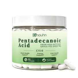Pentadecanoic Acid, Pentadecanoic Acid Formula Supplement 90 Capsules