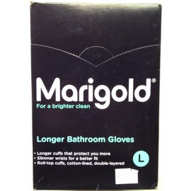 Marigold Longer Bathroom Gloves Large 3 Pairs