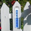 Rain Gauge Outdoor,Freeze Proof Rainfall Meter | Transparent Accurate Measuring