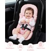 Infant Car Seat Insert with 3 Strap Covers, Reversible Car