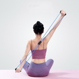 Stretching figure-eight tubing band home workout strength band / 스트레칭 8자 튜빙밴드 홈트 근력밴드