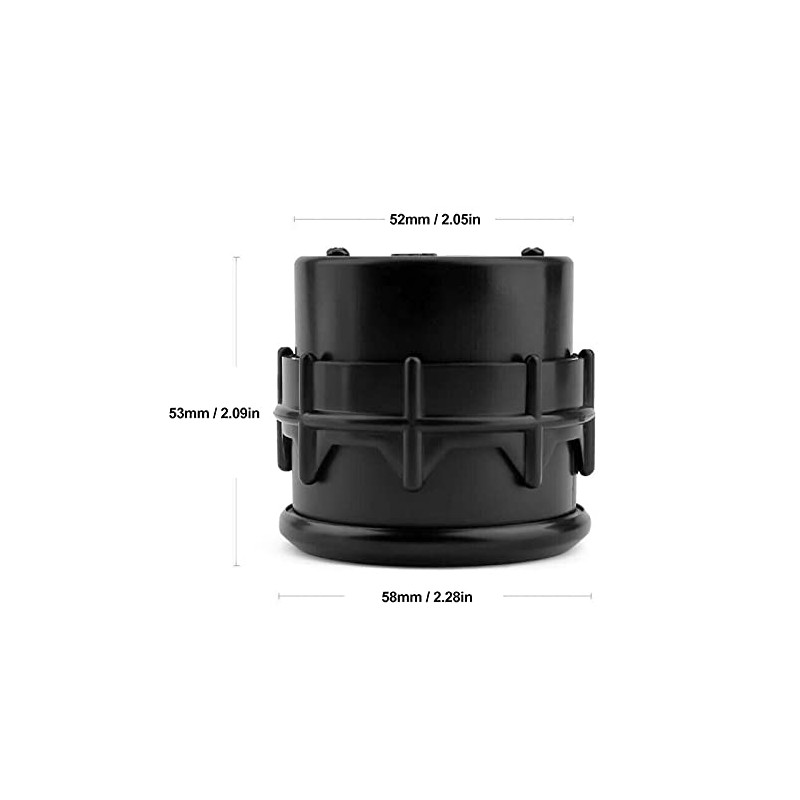 Keenso 12V 52mm Medidor de Presión de Aceite,Pantalla LED con