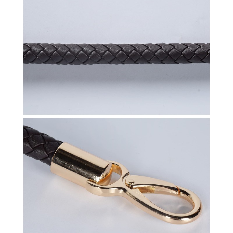 besbomig Pack of 2 Bag Handle Replacement Straps PU Bag