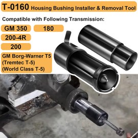YCCOREE T-0160 Extension Housing Bushing Driver/Installer and Removal Transmission Tool Bushing Puller and Driver Kit Suitable for GM 350, 180, 200, 200-4R, GM Borg-Warner T5