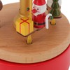 Christmas Music Box Wood Carousel Delicate Clockwork Musical Box Decoration