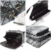 Belkut 1181315-F-d04 Python Black Long Wallet, Men's Wallet, Bag, Integrated