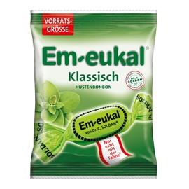 Em-eukal Classic Cough Candy Large Bag 150 g - The Classic with Eucalyptus Oil and Menthol Provides a Very Special Taste - Highest Premium Quality (1 x 150 g)
