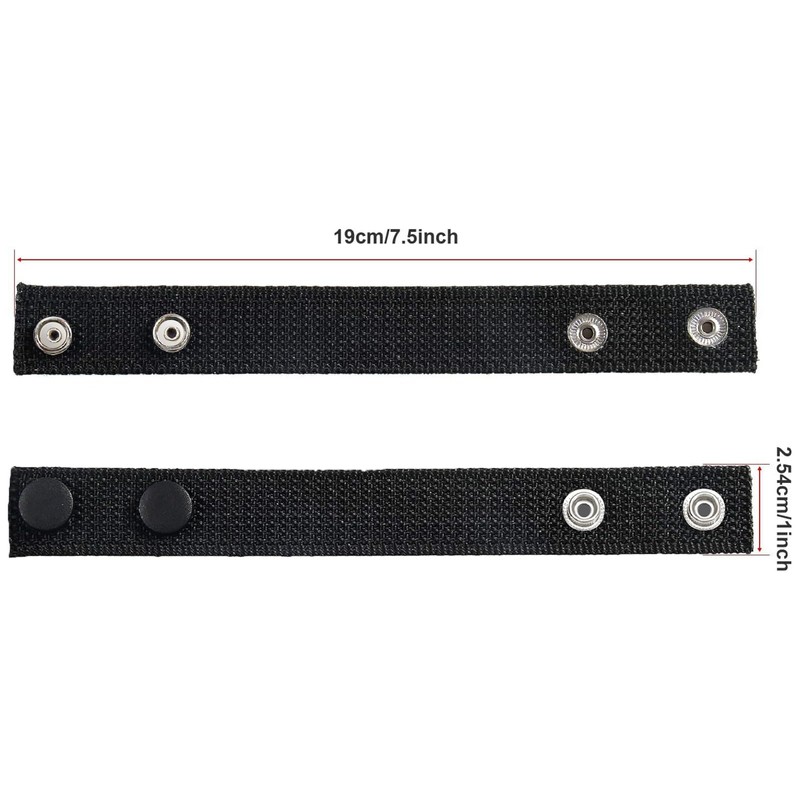 SANNIX 10pcs Duty Belt Keeper Nylon Tactical Keeper with Double