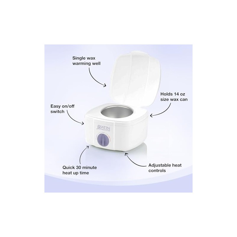 Calentador de Cera Satin Smooth SSW12C Individual Práctico Profesional