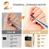 Kredioo Portable Nail Drill 35000 RPM, Rechargeable Electric Nail File