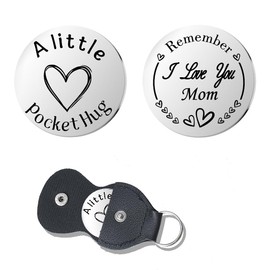 Sudaporn The Best Mom Keychain for Mother Women Remember I Love You Mom Gifts for Mommy Mama Birthday Christmas Retirement Gifts for New Mom Long Distance Gift for Step Bnous Mom from Daughters Sons