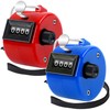 FEBSNOW 2 Pack Hand Tally Counter 4 Digital Click Counter