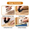 2 Pack Mini Ceramic Box Cutters – Auto-Retract, Magnetic, Pocket-Size