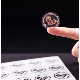 400PCS Envelope Seal Stickers, Heart Envelope Sticker, Love Stickers for Perfect for Invitaion, Christmas, Gift Wrapping, Wedding, Party, Greeting Cards, DIY Decoration (Rose Gold)