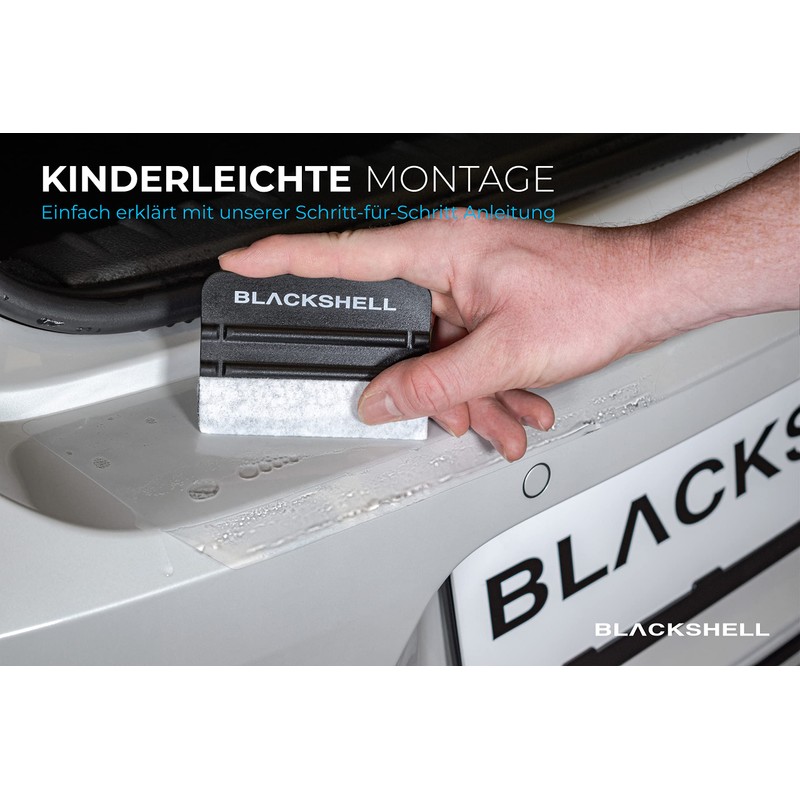 Blackshell® Basic Boot Sill Protector Film Compatible with VW Passat