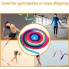 DEWIN Gymnastic Rope, Rainbow Color Rhythmic Gymnastics Rope Solid, Competition