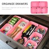 Newthinking Desk Drawer Organiser Trays, 8 Pack Square Organizer Box