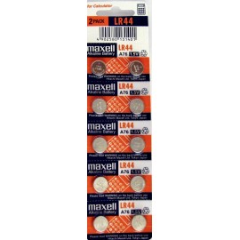 LR44 Maxell (10piece) LR44 MAXELL A76 L1154 AG13 357 brand New Alkaline Battery 