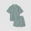 JAJU [JAJU] Men's Seersucker 5-part Pajama Set_Light Green