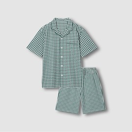 JAJU [JAJU] Men's Seersucker 5-part Pajama Set_Light Green