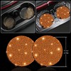 NBTEPEM 27 PCs Orange Bling Car Accessories Set for Women,