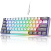 iLovBee i61 Mechanical Keyboard 60 Percent, Wired RGB Gaming Keyboard,
