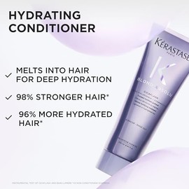 KÉRASTASE Cicaflash | Acondicionador para cabello rubio dañado o sensibilizado, repara e hidrata intensivamente el cabello | Con Ácido hialurónico Y F