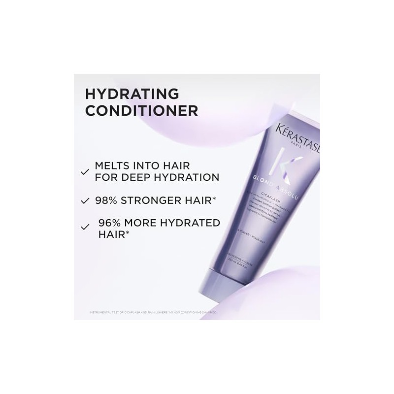 KÉRASTASE Cicaflash | Acondicionador para cabello rubio dañado o sensibilizado,