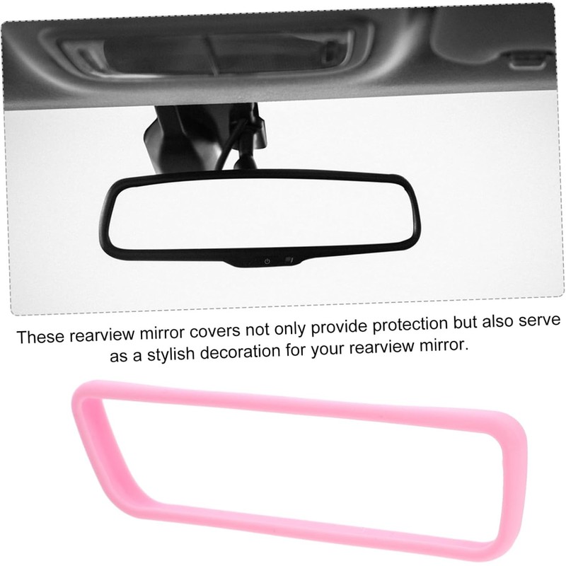 Protector Marco Espejo Retrovisor Trasero para Coche Compatible Model Y