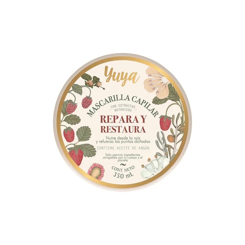 Mascarilla De Cabello Yuya Repara Y Restaura Con Argán 350ml