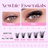 WENDY DIY D Curl Lash Clusters 468 Pcs Lashes Book