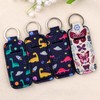 DMLSKY Dinosaur Chapstick Holder Keychain Lip Balm Holder for Kids