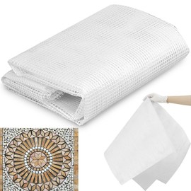 Teenyyou 36" X 48" Mosaic Mesh for Back Mounted Tile Fiberglass Mosaic Mesh Backing Boast for Tile Installation Supplies Tools (Non Sticky)