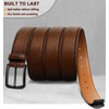 KEMISANT Men Belt-Genuine Leather Belt for Men Dress Casual Golf