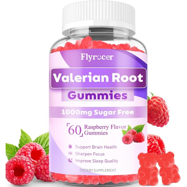 Valerian Root Gummies - Sugar Free Valerian Root Supplement for