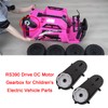 2Pcs weelye Driving Gearbox with Motor RS390 12 Volt 20000