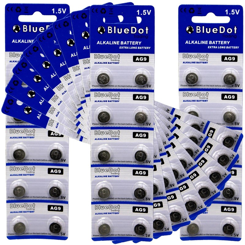 BlueDot Trading AG9, SR45, SG9, LR45 Alkaline Button Cell Batteries