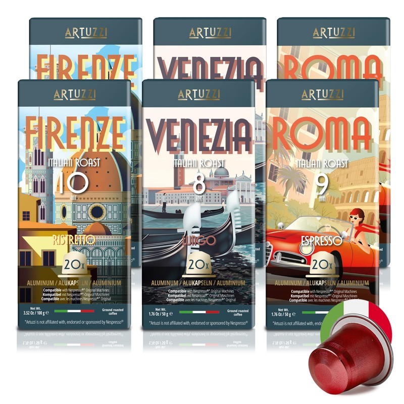 Artuzzi 120ct Compatible Nespresso Coffee Pods For Nespresso Original Machines