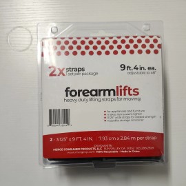 Natural Home 2PC Forearm Straps Clam Shell Lifting Moving Furniture Heavy Duty